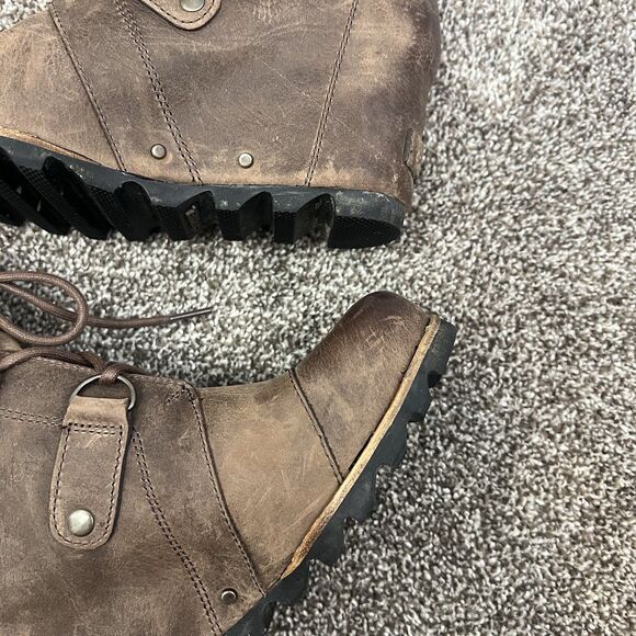 SOREL Joan of Arctic Wedge Mid Boots Booties - Picture 9 of 12